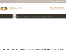 Tablet Screenshot of interliancecapital.com